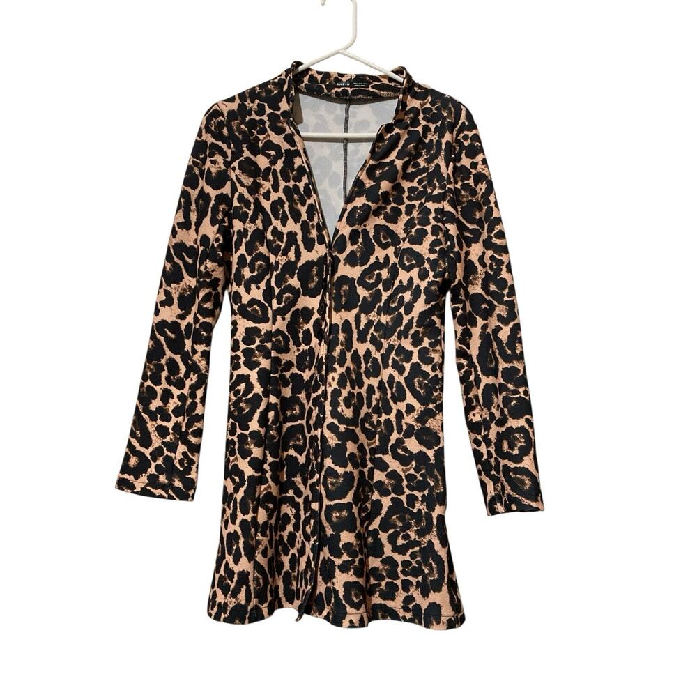 Leopard‎ Animal Print Blazer